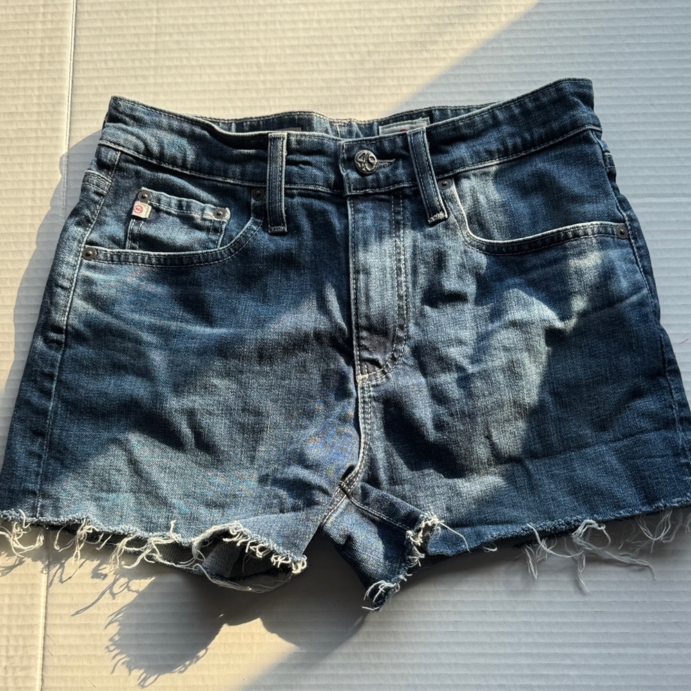 AG Adriano Goldschmied “The Sadie” High-Rise Denim Shorts Women’s Size 26